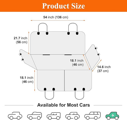 ICWEIMEI Dog Car Seat Cover