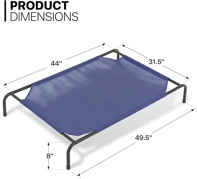 MoNiBloom Elevated Dog Bed for Large Dogs 50 Inches