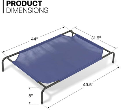 MoNiBloom Elevated Dog Bed for Large Dogs 50 Inches
