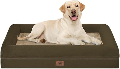 Orthopedic Washable Large Dog Bed: XLarge Dog Bed Bolster Waterproof