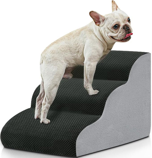 BOMOVA Dog Stairs to Bed 3-Step Dog 2/3/4/5 Steps