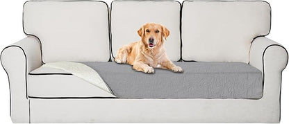 Easy-Going Waterproof Dog Bed Cover Reversible Leak Proof Pet Blanket Replacement Mat for Furniture Washable Couch Cover Sofa Cover for Dogs Cat(30x70 Inch