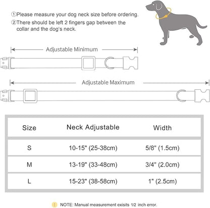 Didog Soft Padded Leather Dog Collar for Large Dogs