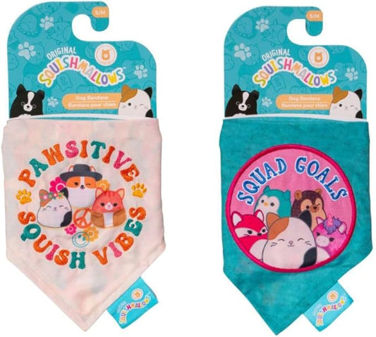 Squishmallows Original Reversible Pet Bandana 2-Pack (Large/Extra-Large)