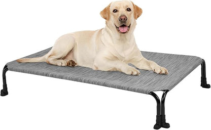 Veehoo Elevated Dog Bed 41" x 27", Black