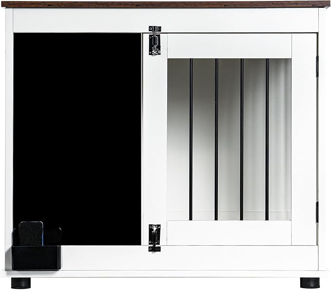 NicBex Dog Crate Furniture Doodle Dog Cage with 2 Doors