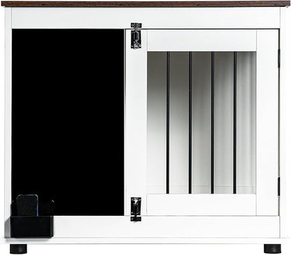 NicBex Dog Crate Furniture Doodle Dog Cage with 2 Doors