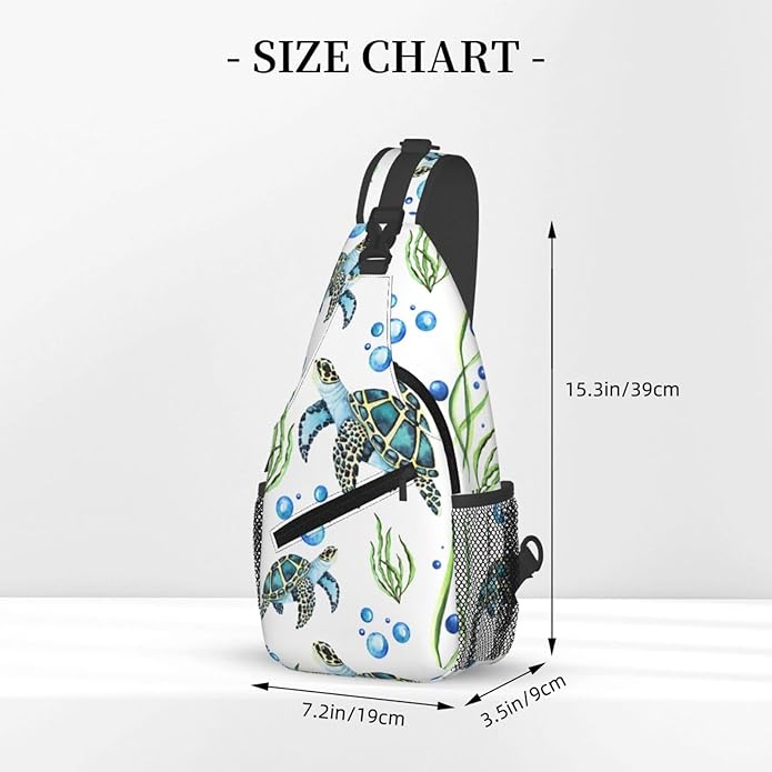 Stylish Sling Bag for Women Men Casual Backpack Crossbody Chest Shoulder Bag Gym Sports Travel Hiking Daypack