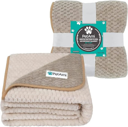 PetAmi Waterproof Dog Blanket 60x80 Taupe