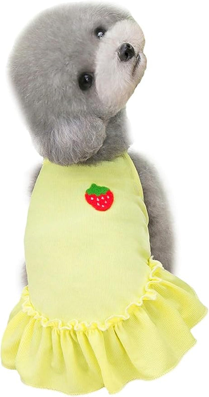 QWINEE Cat Dog Dress Cat Puppy Skirt Pet