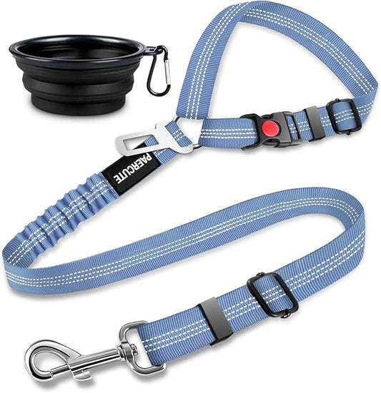 2 Piece Set Dog Seat Belt Retractable Dog