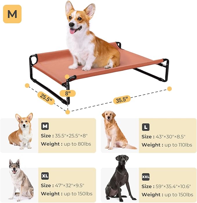 Veehoo Original Cooling Elevated Dog Bed CWC2201