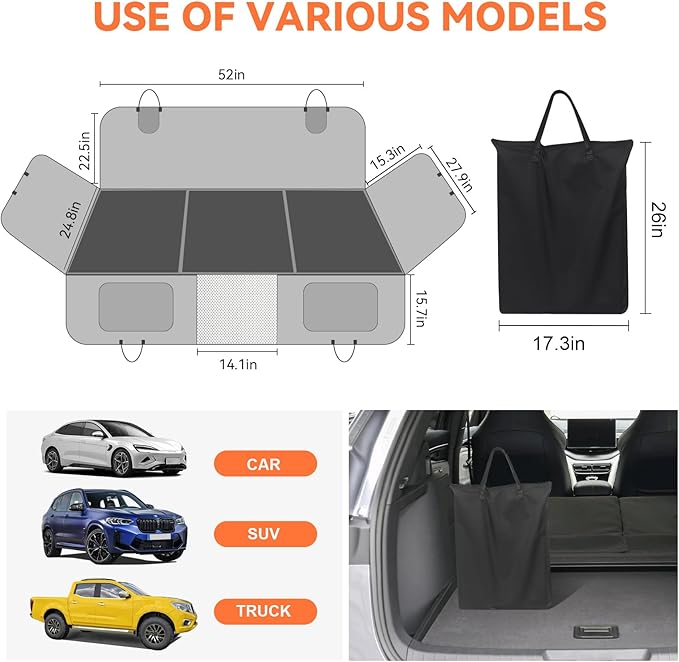 Back Seat Extender for Dogs