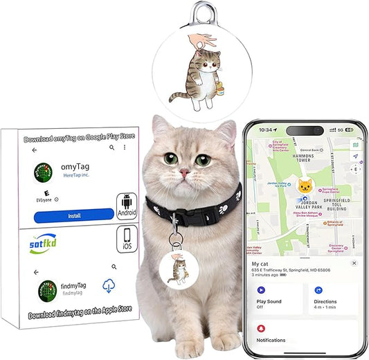Cat Tracker-Airtag Cat Collar-Cat Tracker Collar-Pet Tracker