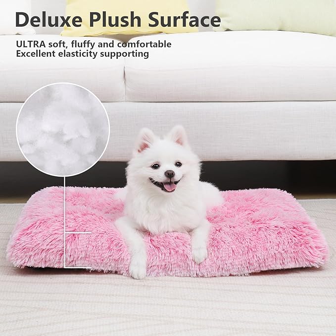 Vonabem Small Dog Bed Crate Pad 24 inch,