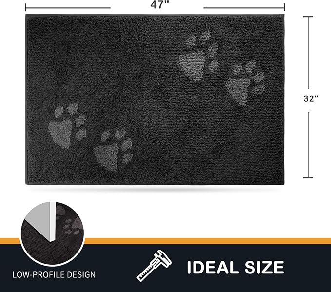 PURRUGS Dirt Trapper Door Mat 32" x 47"