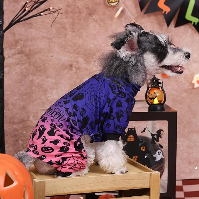 CuteBone Turtleneck Dog Pajamas Pet Clothes Thermal Dralon Onesie Cashmere High-Necked Puppy Pjs Coat GP05S