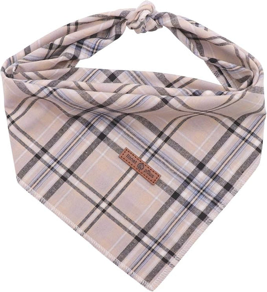 Lionet Paws Dog Bandana Washable Cotton Handkerchief Scarf