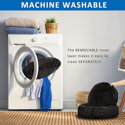 Washable Dog Round Bed Large Dogs