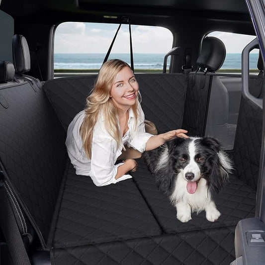 Dog Seat Cover and Bed for Trucks 400lbs, Large F150, RAM1500,