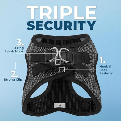 Voyager Step-in Air Dog Harness 2-Tone), M 16-18")