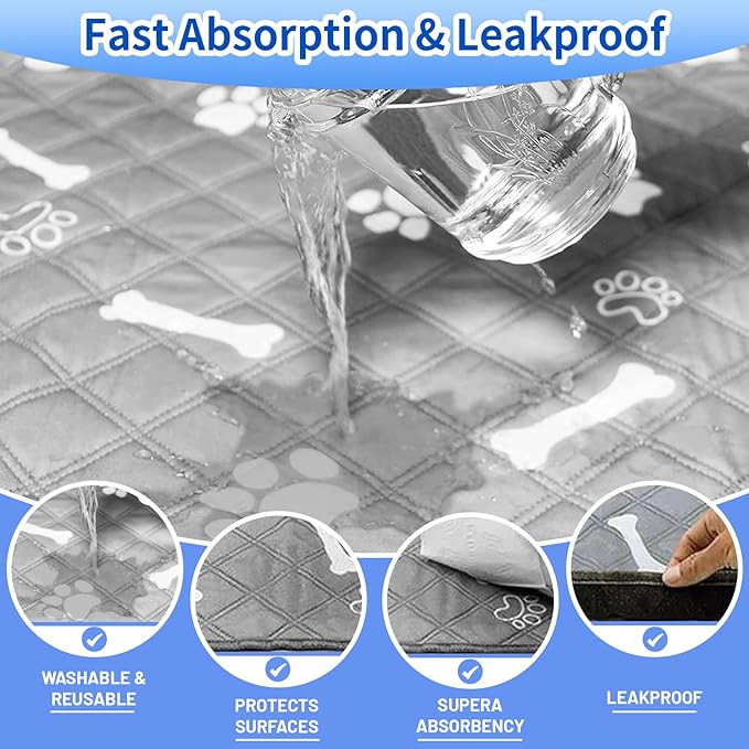 Washable Reusable Training Pads 18"x24" 2 Pack