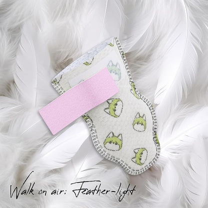 WICKEDPUP Unstoppable Dog Booties, 32 Count, Size 2 | Disposable Dog Boots & Paw Protectors | Breathable Puppy Shoes to Prevent Licking Paws (Size 2: Paw Width 1.25~1.5 inches)