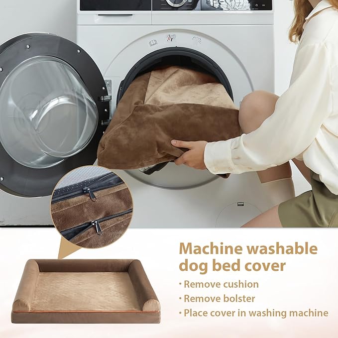 BFPETHOME Washable Dog Beds for Extra Large Dogs