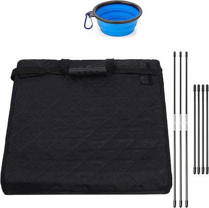 Dog Car Seat for Front Seat – 17.7165" 17.7165" x 22.8346" and 12.9921" on