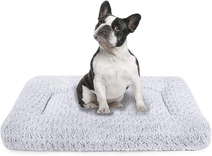 Dog Beds Crate Pad for Medium (29"x21"Grey)