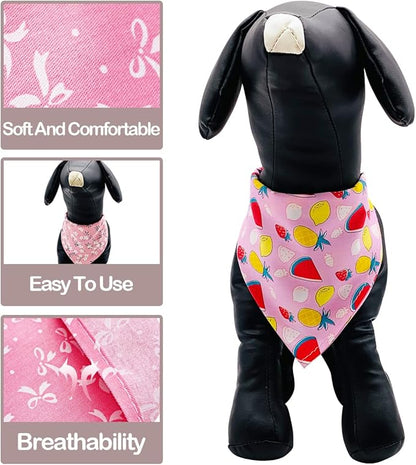 PET SHOW 50pcs Bulk Girl Small Dog Bandanas