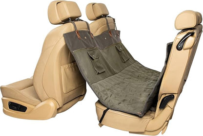 PetSafe Happy Ride Quilted Dog Car Seat Cover – Waterproof & Durable – Machine Washable – Fits Most Cars