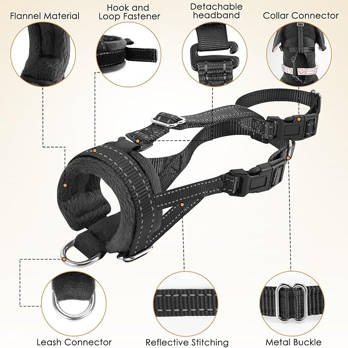 SlowTon Soft Dog Muzzle