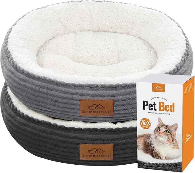 Cat Bed 20In Dog 2 Pack)