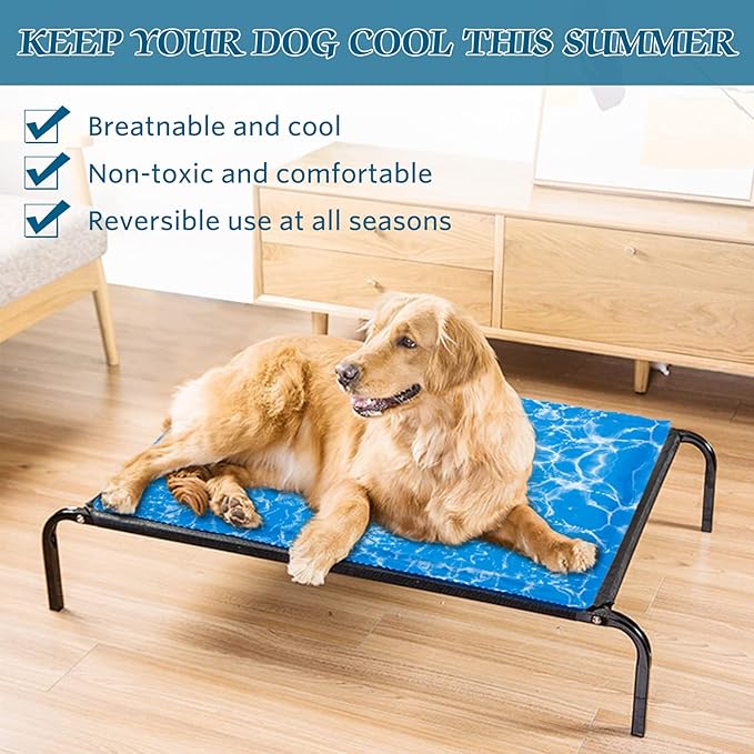 Dog Cooling Mat Water Injection Pet Cooling Mat (18x20 in)