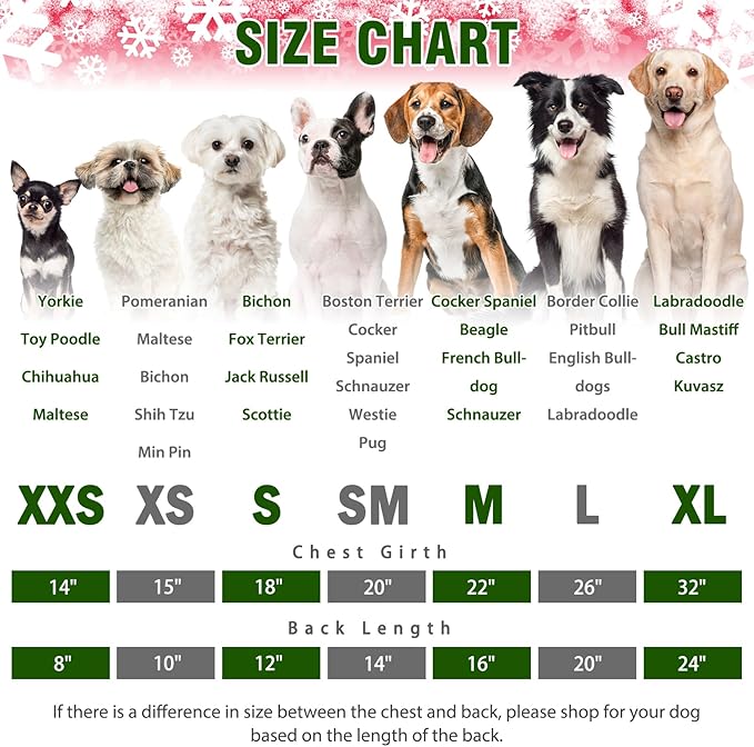 SCENEREAL Dog Pajamas for Small to Large Dogs Soft Pet Sweater Clothes Warm Puppy Onesie Outfits for Doggie Winter Christmas