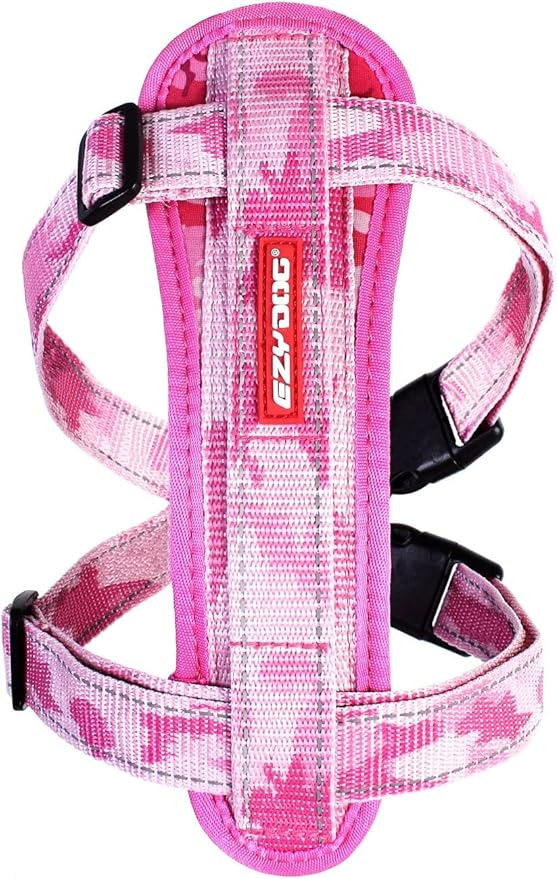 EzyDog Premium Chest Plate Custom Fit Reflective No-Pull Padded Comfort Dog Harness
