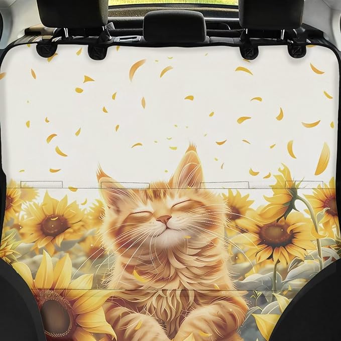 AFPANQZ Sunflower Cat Dog Cat Seat Cover Bucket