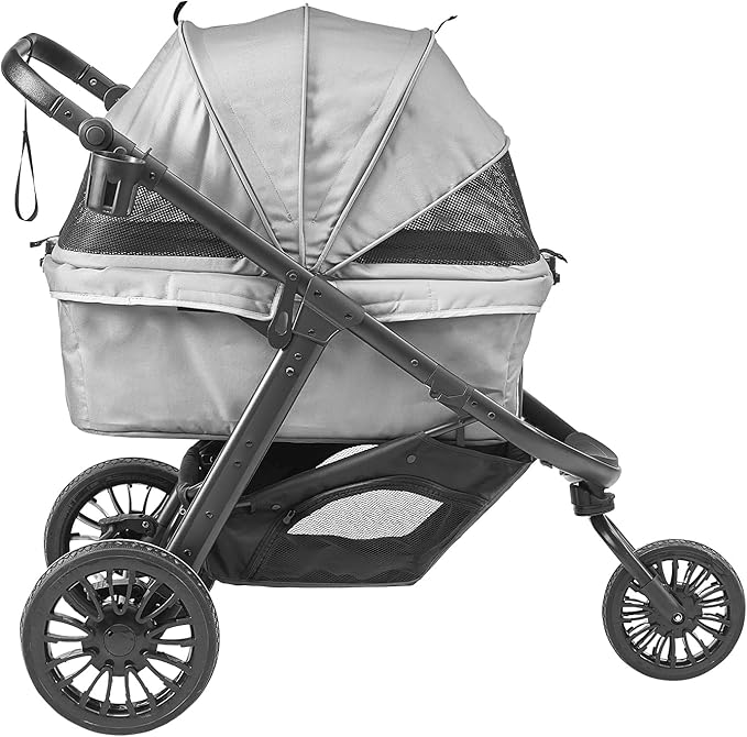 VEVOR Large Pet Stroller for Dogs Cats up to 75lbs 3 Wheels