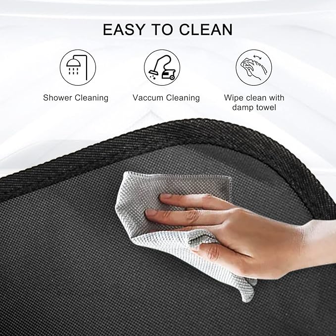 Ajxn Dog Back Seat Cover Protector Waterproof Scratchproof Pack-1 (Black)