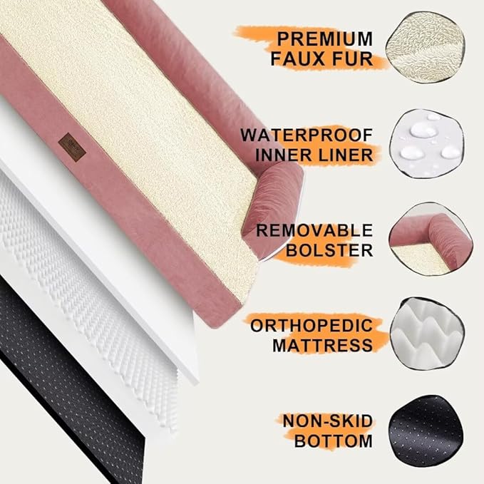 Orthopedic Washable Large Dog Bed