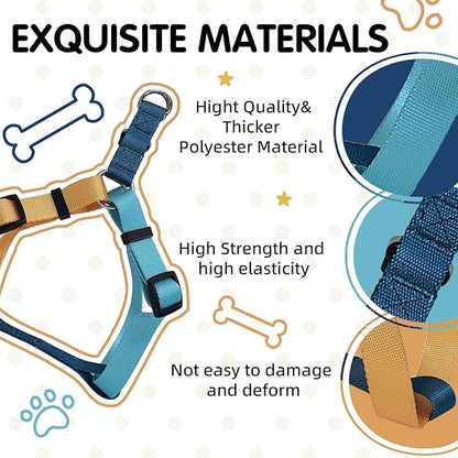 Tri-Color Dog Harness