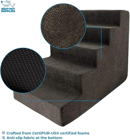 Best Pet Supplies Dog Stairs for Small Dogs & Cats 5-Step