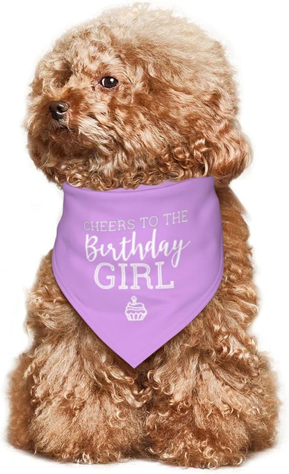 Birthday Girl Dog Bandana