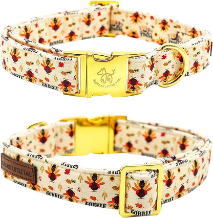 Elegant little tail Dog Collar with Flower