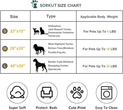 1 Pack 3 Dog Blankets Super Soft Puppy Blankets Warm Sleep Mat Star Print Blanket Fluffy Fleece Pet Blanket Flannel Throw Blankets for Small Dogs Puppy Dogs Fluffy Cats Star-Large(40"x30")