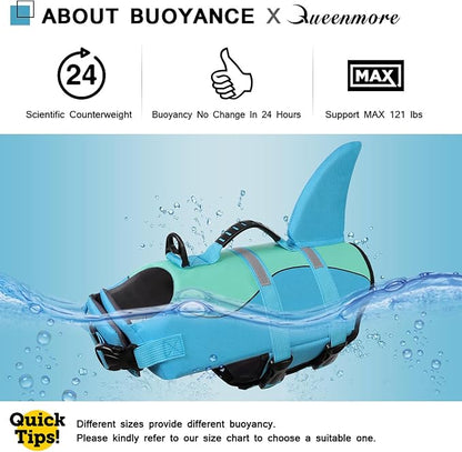 Queenmore Shark Dog Life Jacket