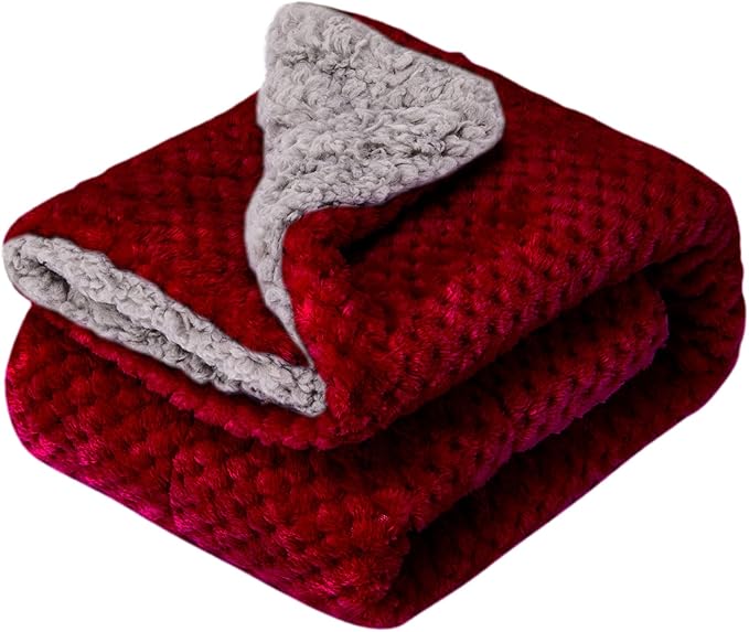 Fuzzy Blanket or Fluffy Blanket for Baby Girl or boy (40" x 48", DG-Coral