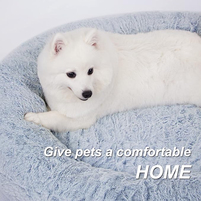 N&V Medium Orthopedic Donut Dog Bed