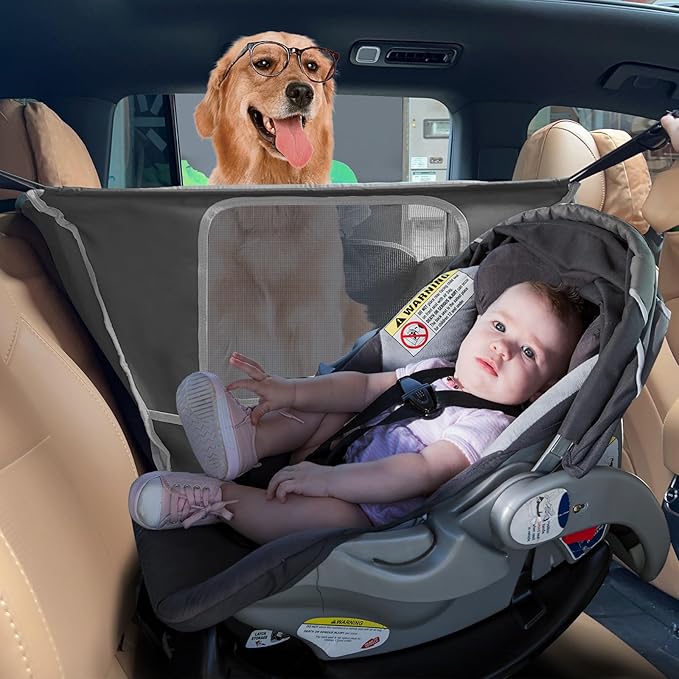 njnj Dog Car Seat Cover for Back Seat